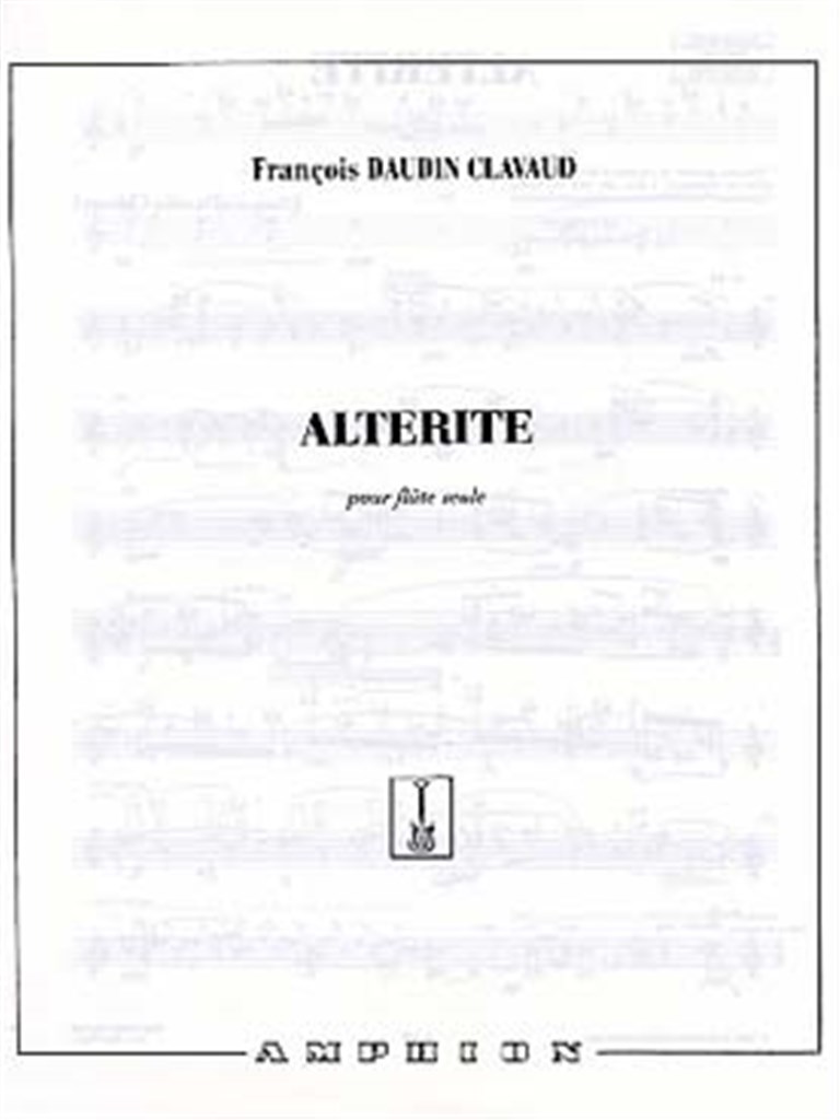 Clavaud Alterite Flute Seule